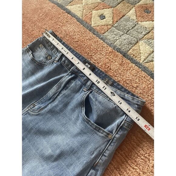 L&M Black Label Jeans Women’s Size 13 Bootcut High Rise Stretch Cowlgirl Biker - Picture 6 of 9